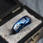 Ride or Die Rings, Blue Wedding Bands, Couple Ring Set, Matching Couple Rings - Image 7
