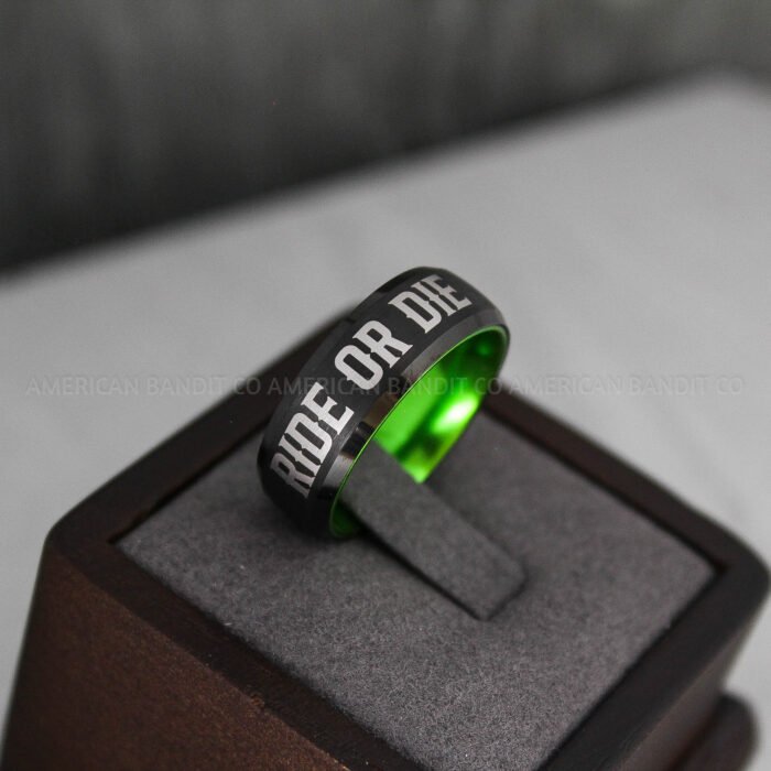 Ride or Die Ring, Ride or Die, Ride or Die Wedding Ring, Ride or Die Wedding Band - Image 1