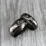 Simply Meant To Be Rings, Simply Meant To Be Wedding Bands, Couple Rings - Image 3