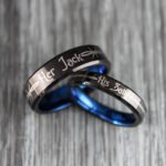Her Jack His Sally Rings, Simply Meant To Be Wedding Bands, Couple Rings