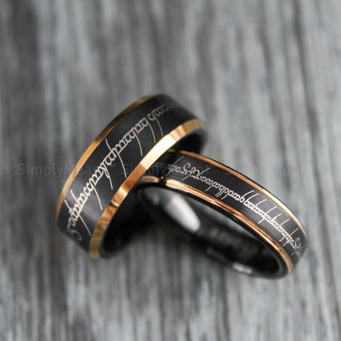 Elvish Rings, Elvish Wedding Bands, Lord of the Rings Rings, Lord of the Rings Jewelry - Image 1