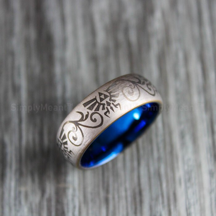 Zelda Wedding Ring, Legend of Zelda Wedding Ring, Zelda Jewelry, Gamer Ring - Image 1