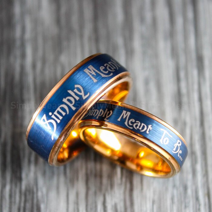 Simply Meant To Be Ring, Simply Meant To Be Wedding Band, Rose Gold Wedding Band - Image 5