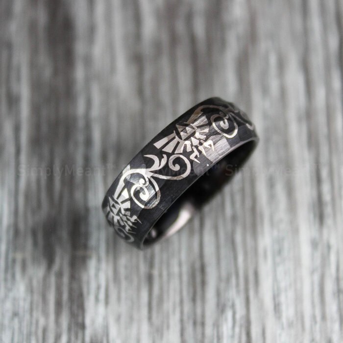 Zelda Wedding Ring, Legend of Zelda Wedding Ring, Zelda Jewelry, Gamer Ring - Image 1