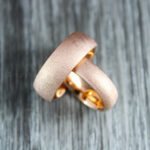Sandblasted Ring, Rose Gold Wedding Band, Sandblasted Wedding Band - Image 3