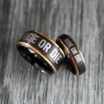 Ride or Die Rings, Ride or Die, Ride or Die Wedding Rings, Ride or Die Wedding Bands, Black Wedding Rings, Black Wedding Bands, Biker Rings