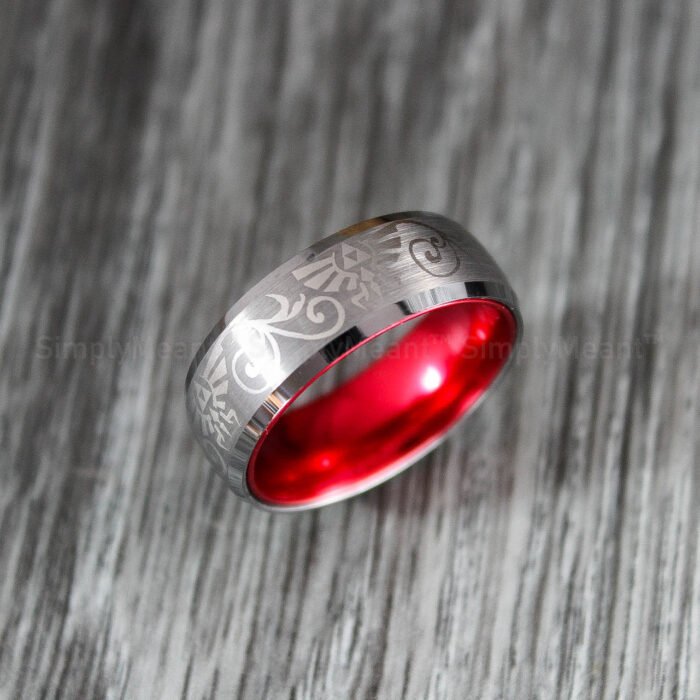 Zelda Wedding Ring, Legend of Zelda Wedding Ring, Zelda Jewelry, Gamer Ring - Image 4