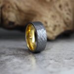 Hammered Wedding Bands, Hammered Rings, Hammered Wedding Rings, Silver Wedding Bands - Image 3