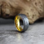 Hammered Wedding Band, Hammered Ring, Hammered Wedding Ring - Image 3