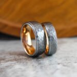 Hammered Wedding Band, Hammered Ring, Hammered Wedding Ring - Image 3