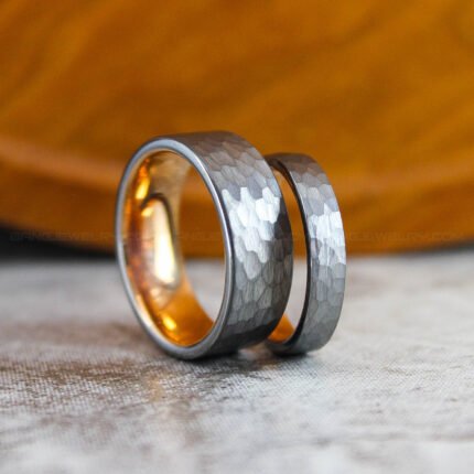 Hammered Wedding Bands, Hammered Rings, Hammered Wedding Rings