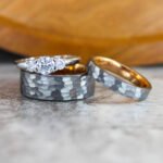 Hammered Wedding Bands, Hammered Rings, Hammered Wedding Rings, Silver Wedding Bands