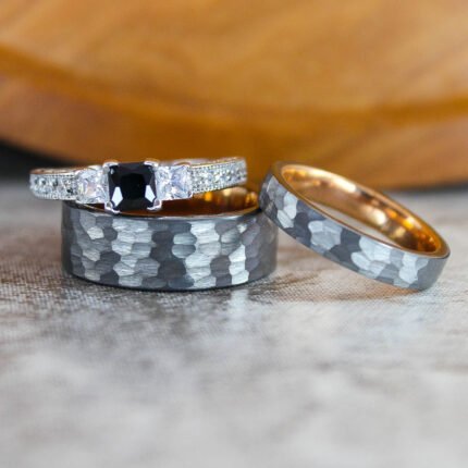 Hammered Wedding Bands, Hammered Rings, Hammered Wedding Rings, Silver Wedding Bands