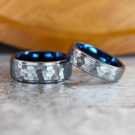 Hammered Wedding Bands, Hammered Rings, Hammered Wedding Rings