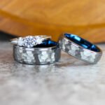 Hammered Wedding Bands, Hammered Rings, Hammered Wedding Rings, Silver Wedding Bands