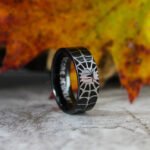 Spiderman Ring, Spiderman Jewelry, Spiderman Wedding Band, Spiderman Wedding Ring