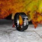 In God We Trust Ring, American Flag Ring, American Flag Jewelry, American Flag Wedding Band