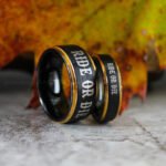 Ride or Die Ring, Ride or Die Wedding Ring, Ride or Die Wedding Band - Image 4