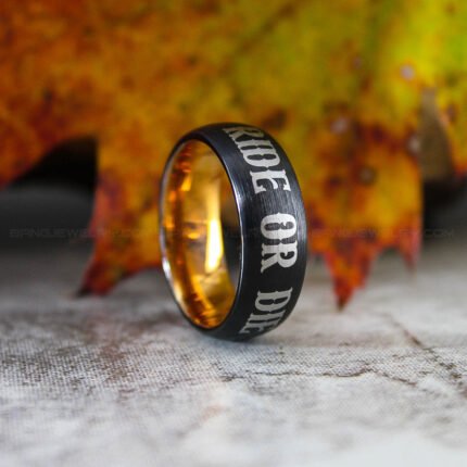 Ride or Die Ring, Ride or Die Wedding Ring, Ride or Die Wedding Band