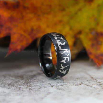 Klingon Ring, Star Trek Wedding Ring, Starfleet  Wedding Ring, Starfleet Jewelry, Star Trek Ring