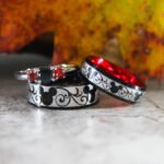 Mickey Mouse Rings, Mickey Mouse Wedding Bands, Matching Couple Rings