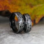 Claddagh Rings, Claddagh Couple Wedding Bands, Irish Rings, Couple Ring Set - Image 4