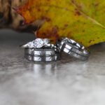 Silver Wedding Rings, Barbed Wire Rings, Silver Wedding Bands, Couple Ring Set, Matching Couple Rings