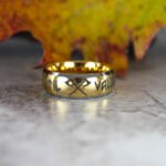 Runes Ring, Til Valhalla Ring, Til Valhalla Wedding Band, Nordic Runes Ring