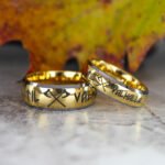 Runes Ring, Til Valhalla Ring, Til Valhalla Wedding Band, Nordic Runes Ring - Image 4