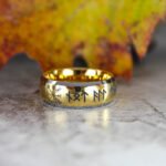 Runes Rings, Til Valhalla Rings, Til Valhalla Wedding Bands, Nordic Runes Rings - Image 4