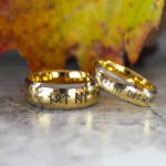 Runes Rings, Til Valhalla Rings, Til Valhalla Wedding Bands, Nordic Runes Rings