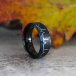 Heartbeat Ring, Heartbeat Wedding Ring, Heartbeat Wedding Ring, ECG Ring