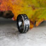 Runes Rings, Til Valhalla Rings, Til Valhalla Wedding Bands, Nordic Runes Rings - Image 3