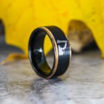 Backhoe Ring, Excavator Ring, Tractor Ring, Construction Machinery Ring, Backhoe Jewelry, Excavation Machinery Ring, Bulldozer Ring, Black Tungsten Wedding Ring, Black Tungsten Ring - Image 4