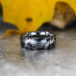 American Flag Ring, Camo Ring, Camouflage Ring, American Flag Jewelry, American Flag Wedding Band - Image 3