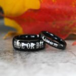 Ride or Die Rings, Ride or Die Wedding Rings, Ride or Die Wedding Bands - Image 3