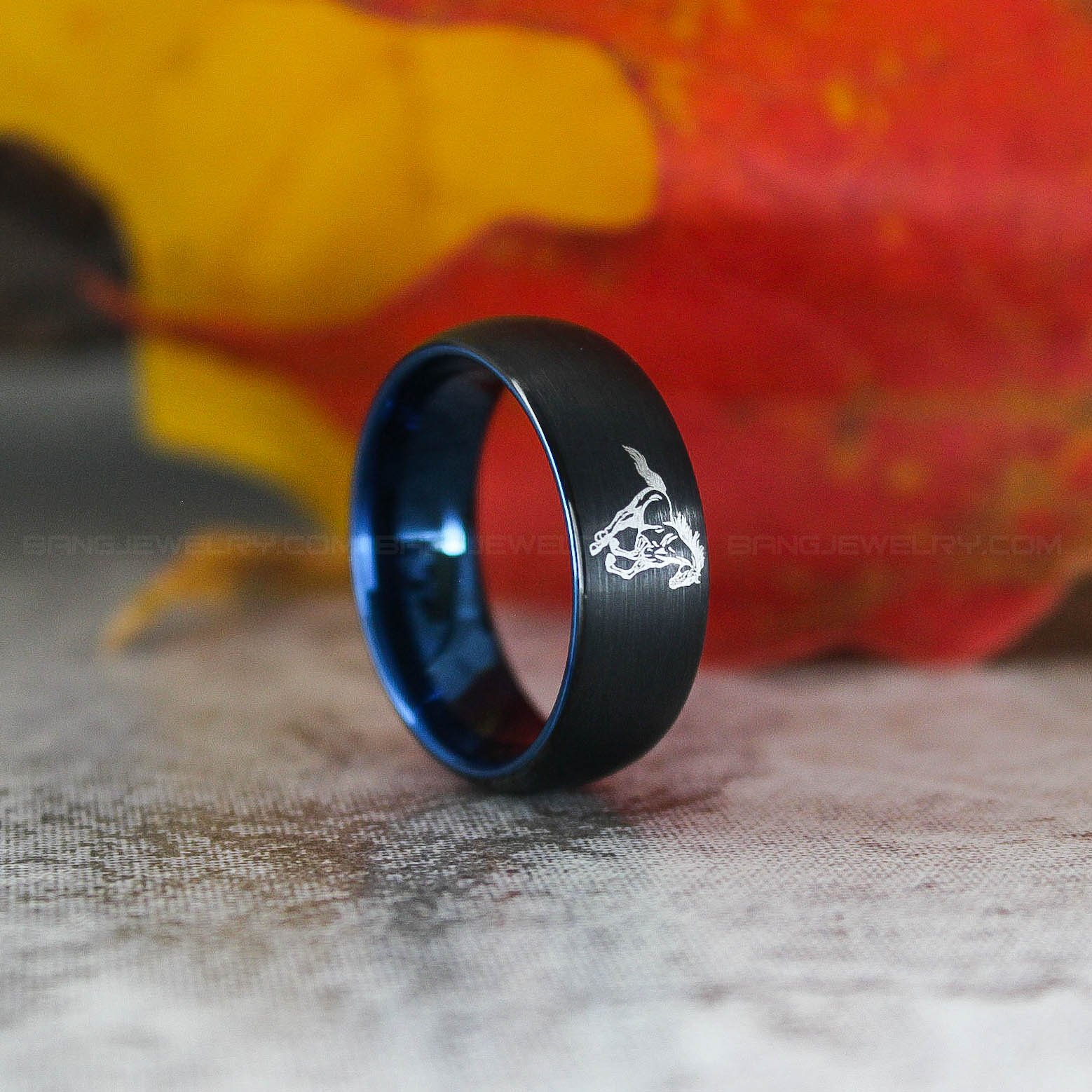 IMG_3200 Mustang Ring, Horse Riding Ring, Equestrian Jewelry, Equestrian Ring, Cowboys Wedding Ring - Image 1