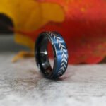 Baseball Ring, Baseball Jewelry, Baseball Stitch Wedding Band