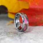 Camo Ring, Military Ring, Camo Wedding Band, Camouflage Wedding Ring - Image 3