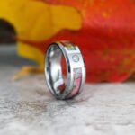 Camo Ring, Military Ring, Camo Wedding Band, Camouflage Wedding Ring