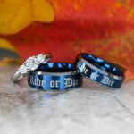 Ride or Die Rings, Ride or Die Wedding Rings, Ride or Die Wedding Bands