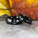 Anchor Wedding Rings, Nautical Wedding Rings, Anchor Jewelry, Anchor Rings