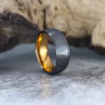 Nurse Ring, Registered Nurse Ring, Nurse Wedding Band, RN Registered Nurse Ring, First Responder Tungsten Wedding Ring