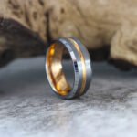 Silver Wedding Rings, Silver Tungsten Bands, Matching Silver Wedding Bands, Couple Rings - Image 5