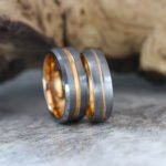 Silver Wedding Rings, Silver Tungsten Bands, Matching Silver Wedding Bands, Couple Rings - Image 4