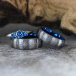 Sun and Moon Rings, Sun and Moon Wedding Bands, Sun and Moon Jewelry, Couple Rings