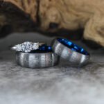 Sun and Moon Rings, Sun and Moon Wedding Bands, Sun and Moon Jewelry, Couple Rings