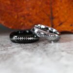 Baseball Ring, Baseball Jewelry, Baseball Stitch Wedding Band, Baseball Wedding Ring - Image 4
